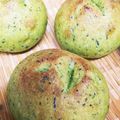 リクトントン's cooksnap of when they made 鉄分補給に！小松菜きなこミルクパン.