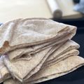 ☆kaoppe☆'s cooksnap of when they made ■全粒粉とミルクのピタブレッド■.