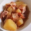 ハニビ's cooksnap of when they made じゃがいもとベーコン煮.