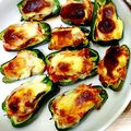 ふぅ〜さん's cooksnap of when they made ピーマンのカニカマ、キムチチーズ焼き.