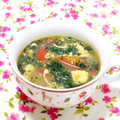 ｍａｒｉ♪'s cooksnap of when they made 簡単さっぱり☆トマトとモロヘイヤのスープ.