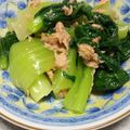 こむぎぱくぱく's cooksnap of when they made チンゲン菜のおひたしツナ和え.