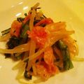 お弁当男子31号's cooksnap of when they made キムチともやしと春菊の和え物.