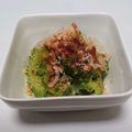みかんmama3's cooksnap of when they made ゴーヤ（ニガウリ）のおひたし.