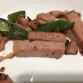 クックBTNRUR☆'s cooksnap of when they made おくらとスパム炒め.