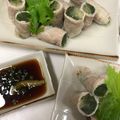 ♡まーちゃん♬'s cooksnap of when they made 水菜の豚巻き 柚子胡椒ポン酢.