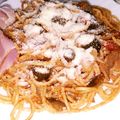STimeBlues's cooksnap of when they made 茄子たっぷりのパスタトマトソース☆★.