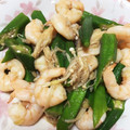 huu_ka's cooksnap of when they made えびとおくらのオイスター炒め.