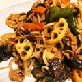 pinkあゆみん's cooksnap of when they made ＊茄子とピーマンと豚肉の甘酢炒め＊.
