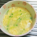 もぐ・ω・くま's cooksnap of when they made きゅうりとふわふわ卵の中華スープ.