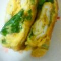 じゅういちじ's cooksnap of when they made 菜の花とベーコンのふかふか卵焼き.