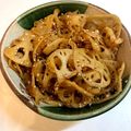たいくんママ♡'s cooksnap of when they made 超簡単！子ども喜ぶ！れんこんのきんぴら！.