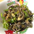 らむね１３'s cooksnap of when they made ご飯に♥小女子ちりめんとピーマンの炒め物.