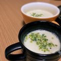 Sac’HiNa's cooksnap of when they made 鳥ひき肉と豆腐の冷たいピリ辛豆乳スープ.