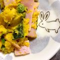 えりマム's cooksnap of when they made レンジで簡単！かぼちゃとハムのサラダ.