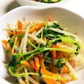 ちづりんも's cooksnap of when they made 葉酸摂りましょう！豆苗ともやしのナムル.