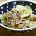 ももいろさくら's cooksnap of when they made 牛肉とキャベツの甘辛みそ炒め.