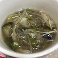 クック3IJVP1☆'s cooksnap of when they made ねぎが甘～い。春雨たまごスープ.