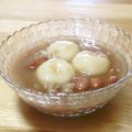 ももいろさくら's cooksnap of when they made 月見にみたらしに☆やわらかもちもち団子.