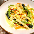 ✰acoron✰'s cooksnap of when they made 小松菜の卵とじ☆半熟卵が美味しい！.