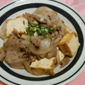 クックR1MSGO☆'s cooksnap of when they made 豚肉 厚揚げ 玉葱の生姜焼き.