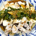 ピアノママ's cooksnap of when they made よだれ鶏風♪鶏モモ肉とナスの蒸し物.