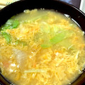 toshio39's cooksnap of when they made 簡単！レタスたまごのお味噌汁.