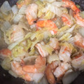 くっきんぷ's cooksnap of when they made 【減量中】えび白菜のオイスター炒め.
