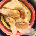 ARARARAR's cooksnap of when they made パクチー大量消費に！パクチー水餃子.