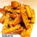 ひかる♪'s cooksnap of when they made さっぱり味の！たたきごぼう.