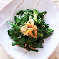♡こもれび♡'s cooksnap of when they made ニラと桜海老のナムル 骨粗しょう症予防に.