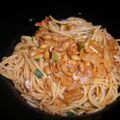 Dリリー☆'s cooksnap of when they made 納豆　キムチ　卵の濃厚パスタ.