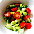 azbjbn's cooksnap of when they made ☆簡単!枝豆とトマトのサラダ☆.