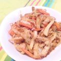 acchicchi's cooksnap of when they made エコな歯ごたえキンピラ.