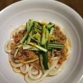 Bさん食堂's cooksnap of when they made 簡単♪汁なし坦々うどん.