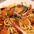 ククダパドコ's cooksnap of when they made おぼれイカ☆イカと茄子･豆のトマト煮込み.