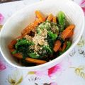 夢夢555's cooksnap of when they made お弁当に！ほうれん草とにんじんのごま和え.