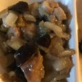 H♡S's cooksnap of when they made 茄子と鶏の甘酸っぱダレ炒め.