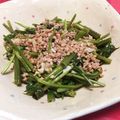 まんどりん倶楽部's cooksnap of when they made 空芯菜の オイスター炒め.