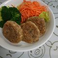 ユリとダンボ's cooksnap of when they made 鯖水煮缶 ♡ フワフワ ハンバーグ.