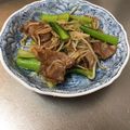 tetomug's cooksnap of when they made 豚肉とチンゲン菜のオイスター炒め.
