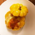 acokitty's cooksnap of when they made 坊っちゃん南瓜で♪まるごとグラタン♡.