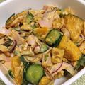 mogusun＊'s cooksnap of when they made 簡単かぼちゃサラダ～味付けは焼肉のタレ♪.