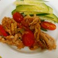 バウンド's cooksnap of when they made 豚ばら肉のさっぱり☆梅おかか炒め.