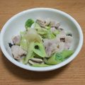 Avanti20's cooksnap of when they made さっぱり！豚肉とレタスの塩レモン炒め.