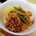 haruyomi's cooksnap of when they made 簡単❗️豚じゃが アスパラの甘辛炒め.