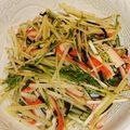 かなりんココりん's cooksnap of when they made レンジで簡単！水菜とカニカマの塩昆布和え.