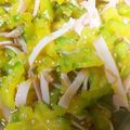YUKO0627's cooksnap of when they made 白ゴーヤとハムの中華サラダ！.