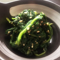 sugarbeast's cooksnap of when they made 簡単ほうれん草のゴマ和え.