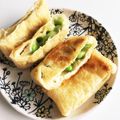 YUKIKI☆'s cooksnap of when they made 油揚げの枝豆チーズ焼き.